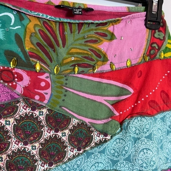 Patchwork VNTG Y2K Era Skirt - Picture 4 of 6